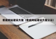 娄底网站建设方案（娄底网站建设方案公示）