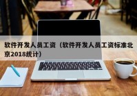 软件开发人员工资（软件开发人员工资标准北京2018统计）