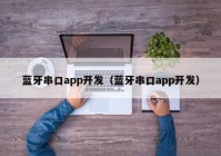 蓝牙串口app开发（蓝牙串口app开发）